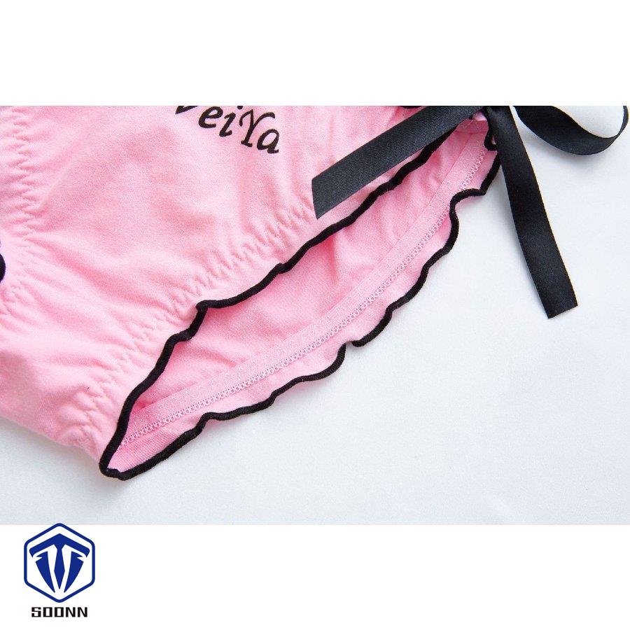 レディースショーツ 単品 サイドリボン ハイレッグ 無地 英字 パンツ 婦 パンティー 女性用 インナー 可愛い かわいい女性用下着 英語 