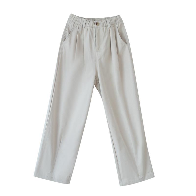 チノパン ワイドパンツ テーパードパンツ レディース パンツ ウエストゴム ズボン ボゆったり イージーパンツ カジュアル ロング 春夏 秋 