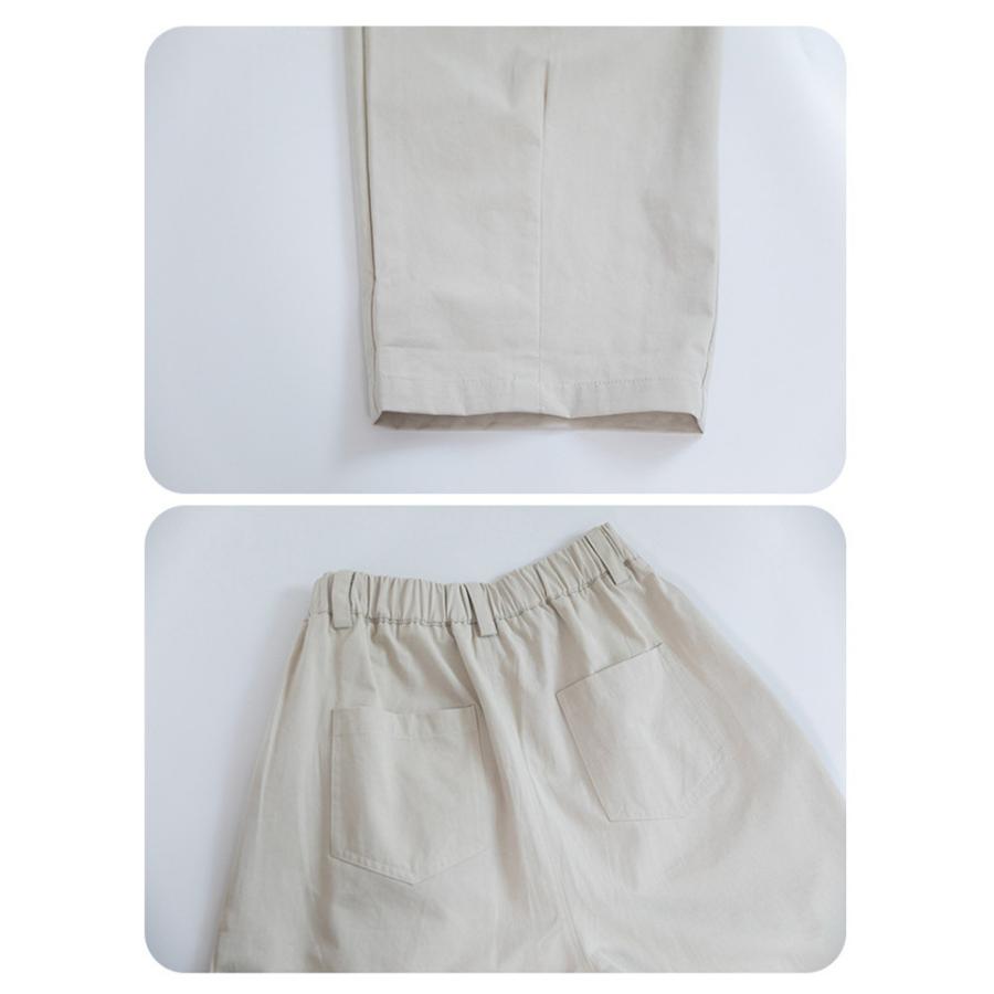 チノパン ワイドパンツ テーパードパンツ レディース パンツ ウエストゴム ズボン ボゆったり イージーパンツ カジュアル ロング 春夏 秋 