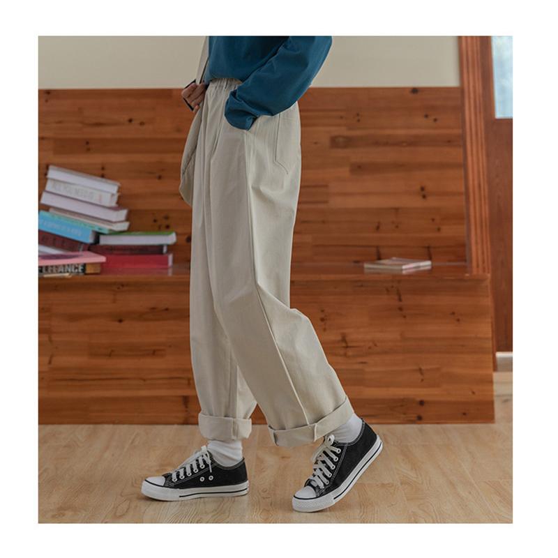 チノパン ワイドパンツ テーパードパンツ レディース パンツ ウエストゴム ズボン ボゆったり イージーパンツ カジュアル ロング 春夏 秋 