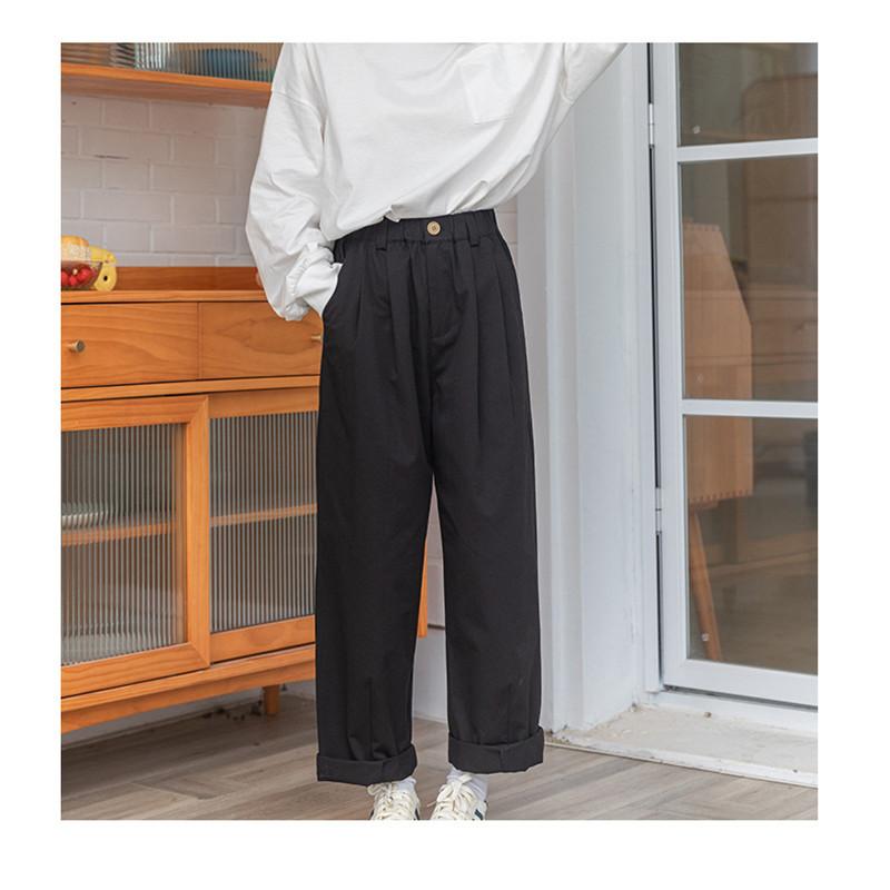 チノパン ワイドパンツ テーパードパンツ レディース パンツ ウエストゴム ズボン ボゆったり イージーパンツ カジュアル ロング 春夏 秋 