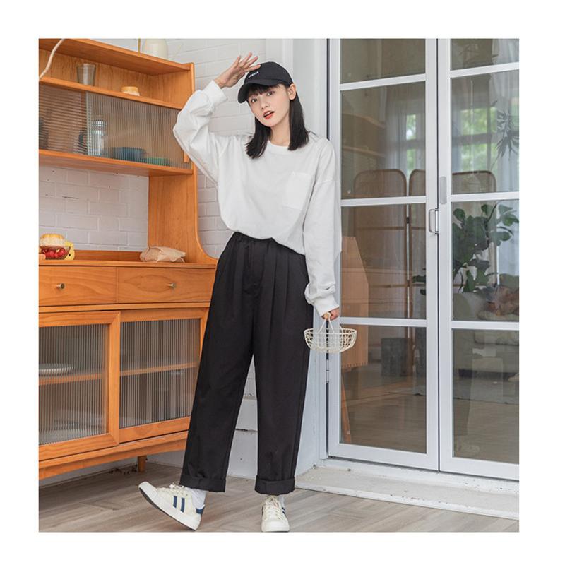 チノパン ワイドパンツ テーパードパンツ レディース パンツ ウエストゴム ズボン ボゆったり イージーパンツ カジュアル ロング 春夏 秋 