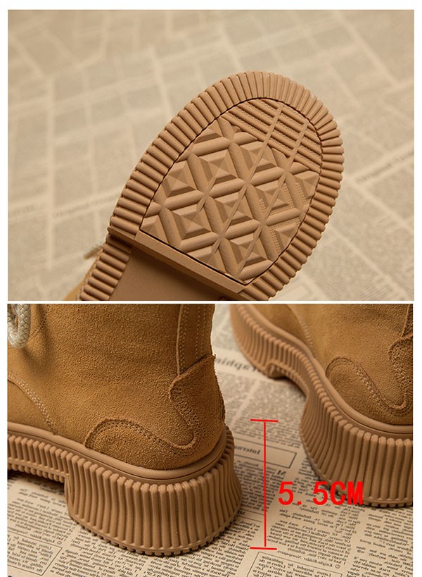 ショートブーツ レディース 歩きやすい レースアップブーツ 編み上げブーツ ミドルブーツ 厚底ブーツ 履きやすい ワークブーツ 