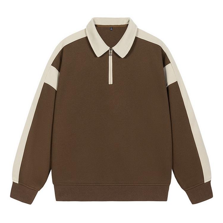 トレーナー メンズ ハーフジップ襟付き 秋服 秋物 トレーナー 2023 秋 スウェット きれいめ トップス 