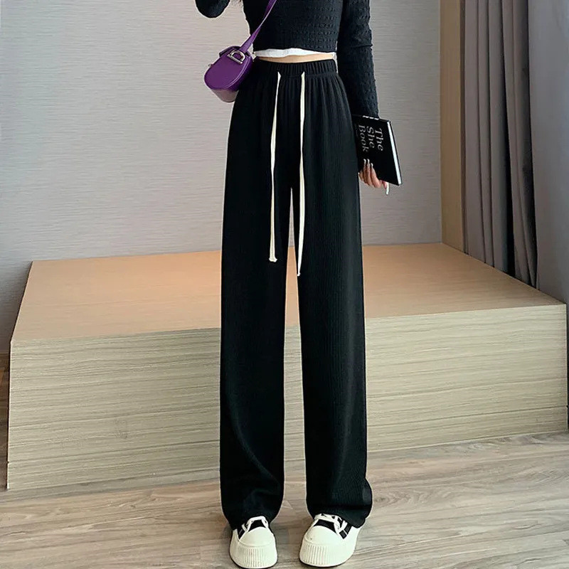 半額セール ワイドパンツ レディース ロングパンツ ボハイウエスト 無地 コーデ カジュアル 春秋 おしゃれ アウトドア ゆったり トレンド 