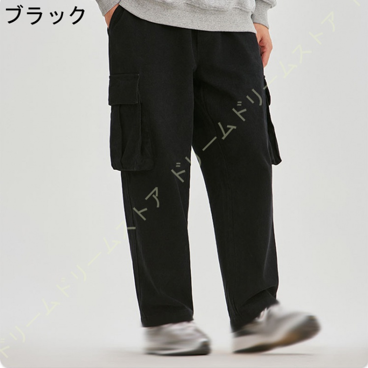 カーゴパンツ メンズ ロングパンツ 秋 カジュアル 無地 おしゃれ 秋 カジュアル ズボン 作業着 おしゃれ ロングパンツ ミリタ大きいサイズ ゆったり 