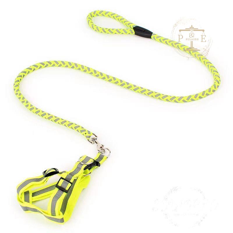 ハーネスリード リード ハーネス 反射 胴輪 小型犬 ドッグウェア ベスト 猫服 シンプル ペット服 