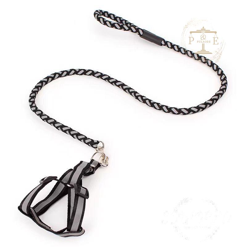 ハーネスリード リード ハーネス 反射 胴輪 小型犬 ドッグウェア ベスト 猫服 シンプル ペット服 