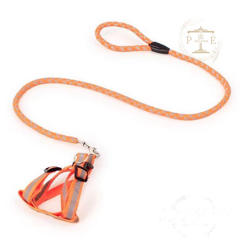 ハーネスリード リード ハーネス 反射 胴輪 小型犬 ドッグウェア ベスト 猫服 シンプル ペット服 