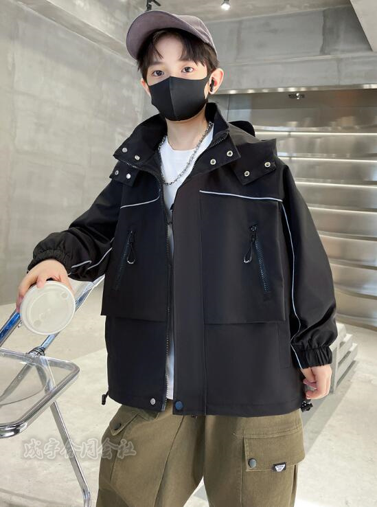 子供服 ウィンドブレーカー キッズ 女の子 ジップアップマウンテン長袖ジャケット ブルゾンジャンパー お出かけ ジュニア 女児 
