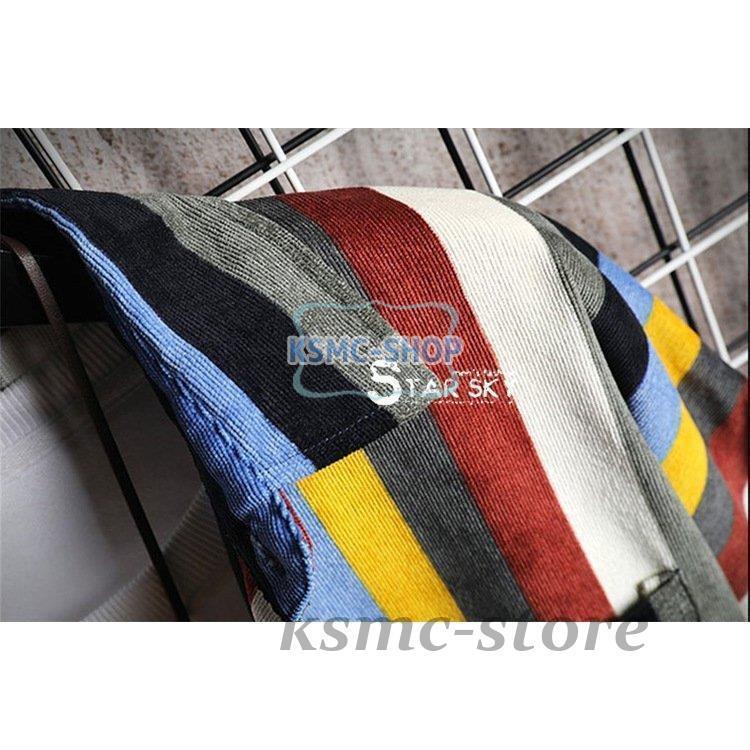 長袖シャツ メンズ コーデュロイシャツ スエード ボタンダウン ストライプシャツ コールテン ン トップス 50代 40代 30代 ボタンダウ コーデュロイ 