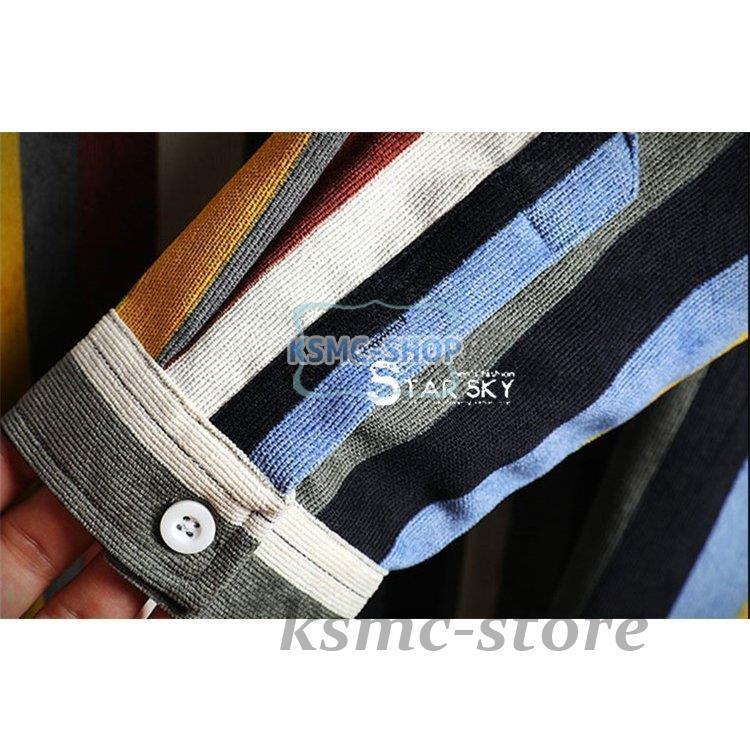 長袖シャツ メンズ コーデュロイシャツ スエード ボタンダウン ストライプシャツ コールテン ン トップス 50代 40代 30代 ボタンダウ コーデュロイ 