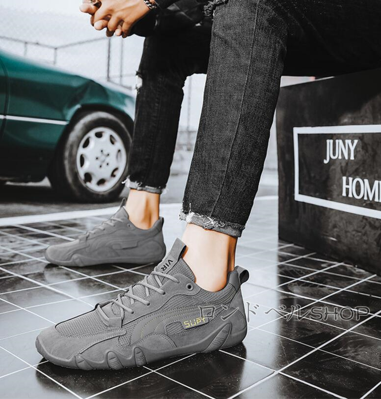 四季兼用 メンズ カジュアルレースアップスニーカー ローカット ワークブーツ クッション 快適通気性 疲れにくい 父の日 立ち仕事 実用的 