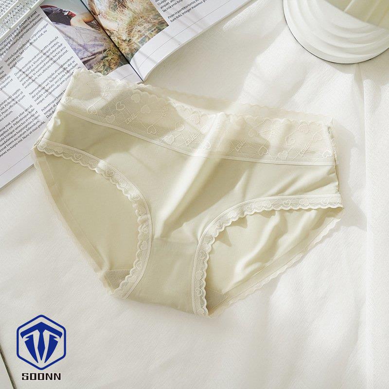 スタンダードショーツ ノーマル レディース 婦人 インナー 下着 パンツ レース フルバック ロゴ アウターに響きにくい ハート かわいい おしゃれ 