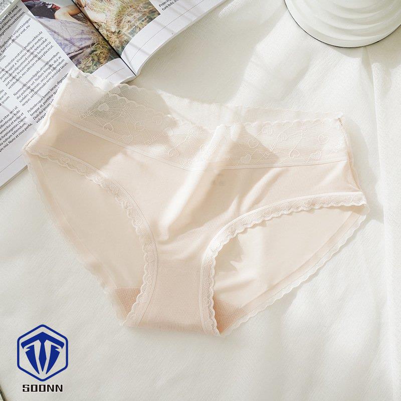 スタンダードショーツ ノーマル レディース 婦人 インナー 下着 パンツ レース フルバック ロゴ アウターに響きにくい ハート かわいい おしゃれ 