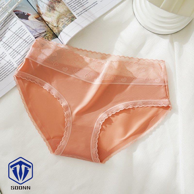 スタンダードショーツ ノーマル レディース 婦人 インナー 下着 パンツ レース フルバック ロゴ アウターに響きにくい ハート かわいい おしゃれ 