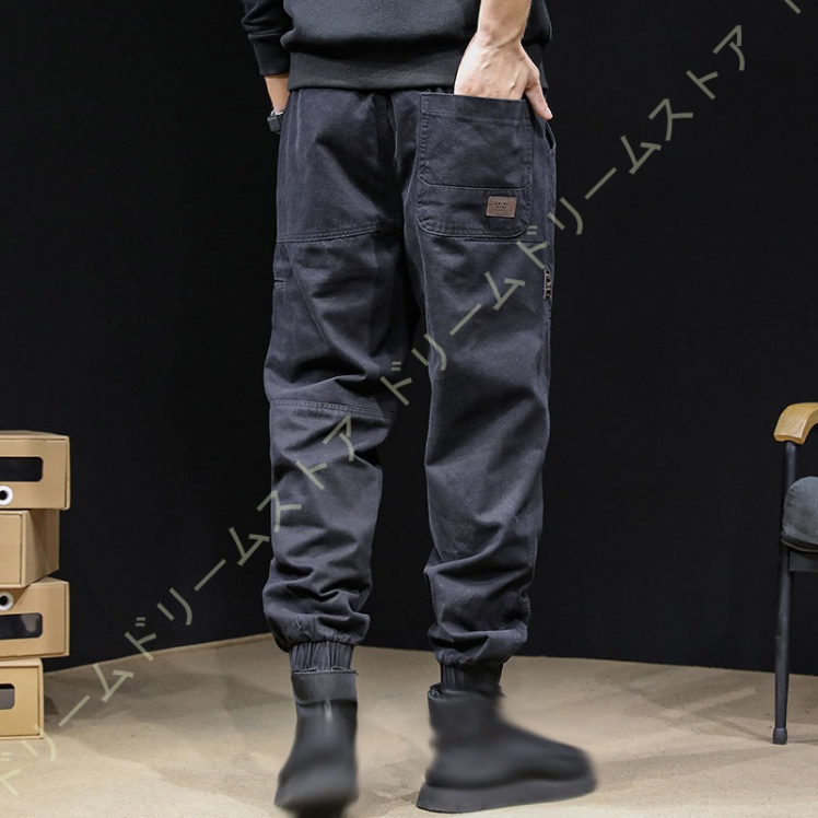 カーゴパンツ メンズ ロングパンツ おしゃれ ワークパンツ カジュアル ジョガー ズボン 作業ボゆったり テーパード ストレッチ アウトドア 綿 ポケット 