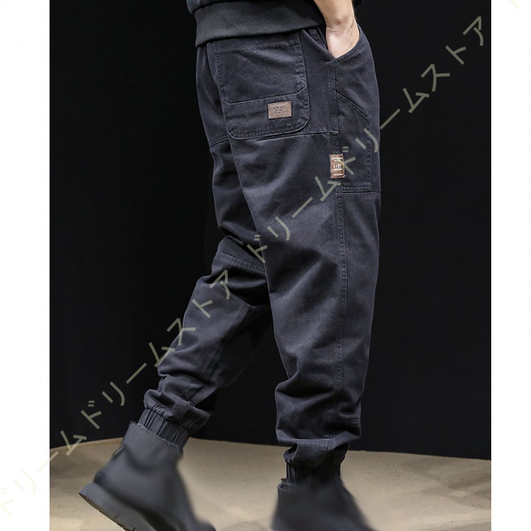 カーゴパンツ メンズ ロングパンツ おしゃれ ワークパンツ カジュアル ジョガー ズボン 作業ボゆったり テーパード ストレッチ アウトドア 綿 ポケット 
