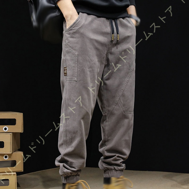 カーゴパンツ メンズ ロングパンツ おしゃれ ワークパンツ カジュアル ジョガー ズボン 作業ボゆったり テーパード ストレッチ アウトドア 綿 ポケット 