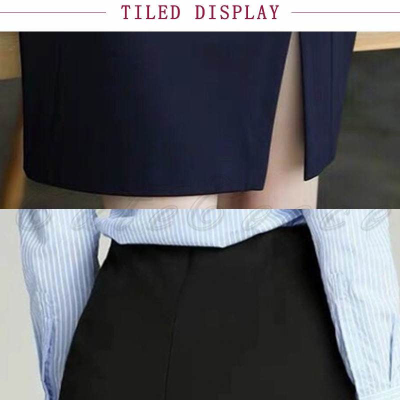 事務服 スカート レディース 55CM 制服 タイトスカート 着やせ 大人 エレ送料無料 50代 ハイウエスト 裏地付き 40代 前スリット 上品 30代 