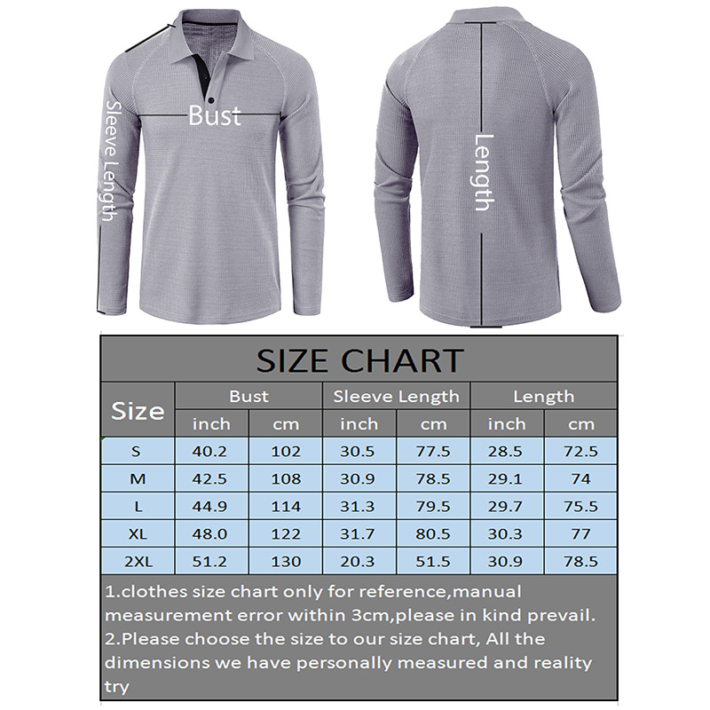 ポロシャツ メンズ 長袖 ゴルフウェア ラグランスリーブ メンズポロシャツ ビッグシルエット 冬 秋 大きいサイズ ワッフル トップス 春 