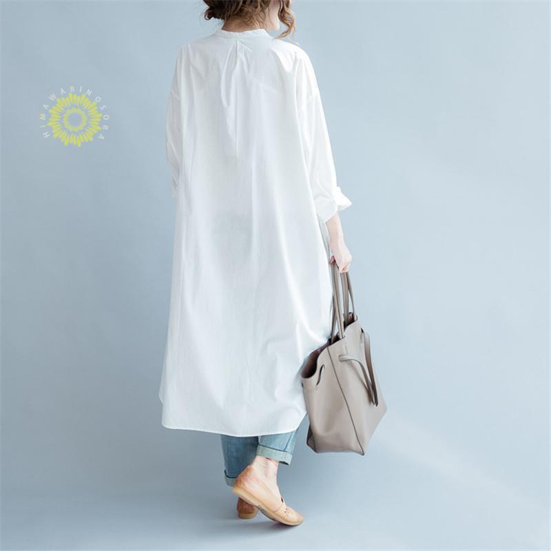 ワンピース レディース シャツワンピース ゆったり 春服 きれいめ ロング丈 長袖 ロングTシャツ 二次会 秋物 着痩せ カジュアル シャツ 