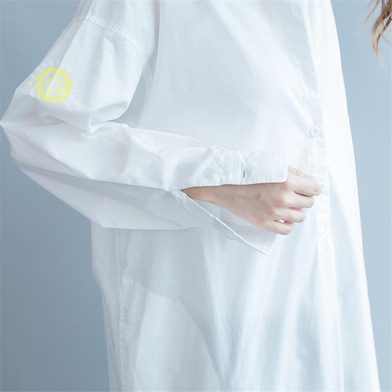 ワンピース レディース シャツワンピース ゆったり 春服 きれいめ ロング丈 長袖 ロングTシャツ 二次会 秋物 着痩せ カジュアル シャツ 