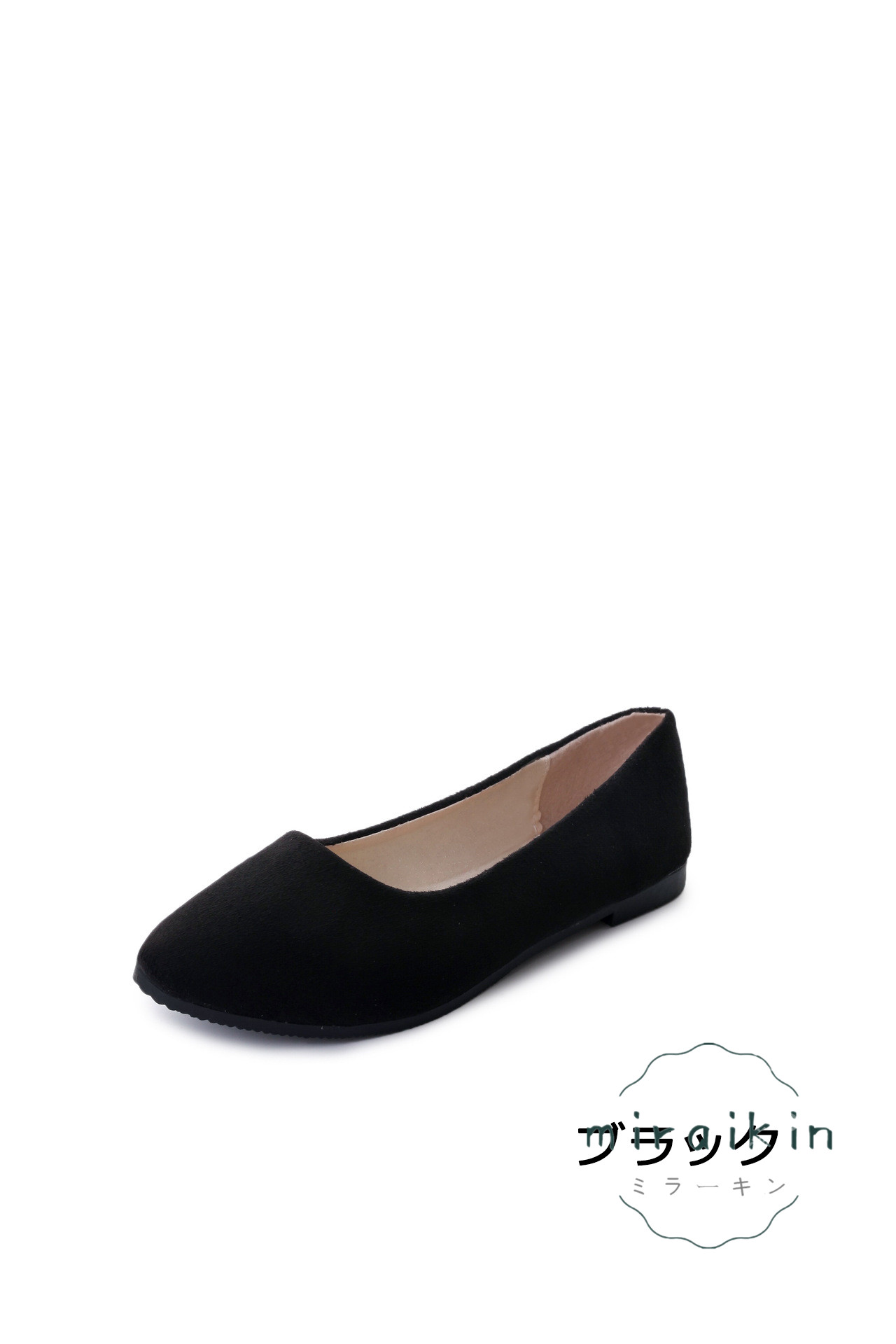 パンプス レディース 靴 スエード ぺたんこ バブーシュ 30代 ペタンコ 送料無料 20代 ローヒール パンプス フラットパンプス 40代 バレエ歩きやすい 