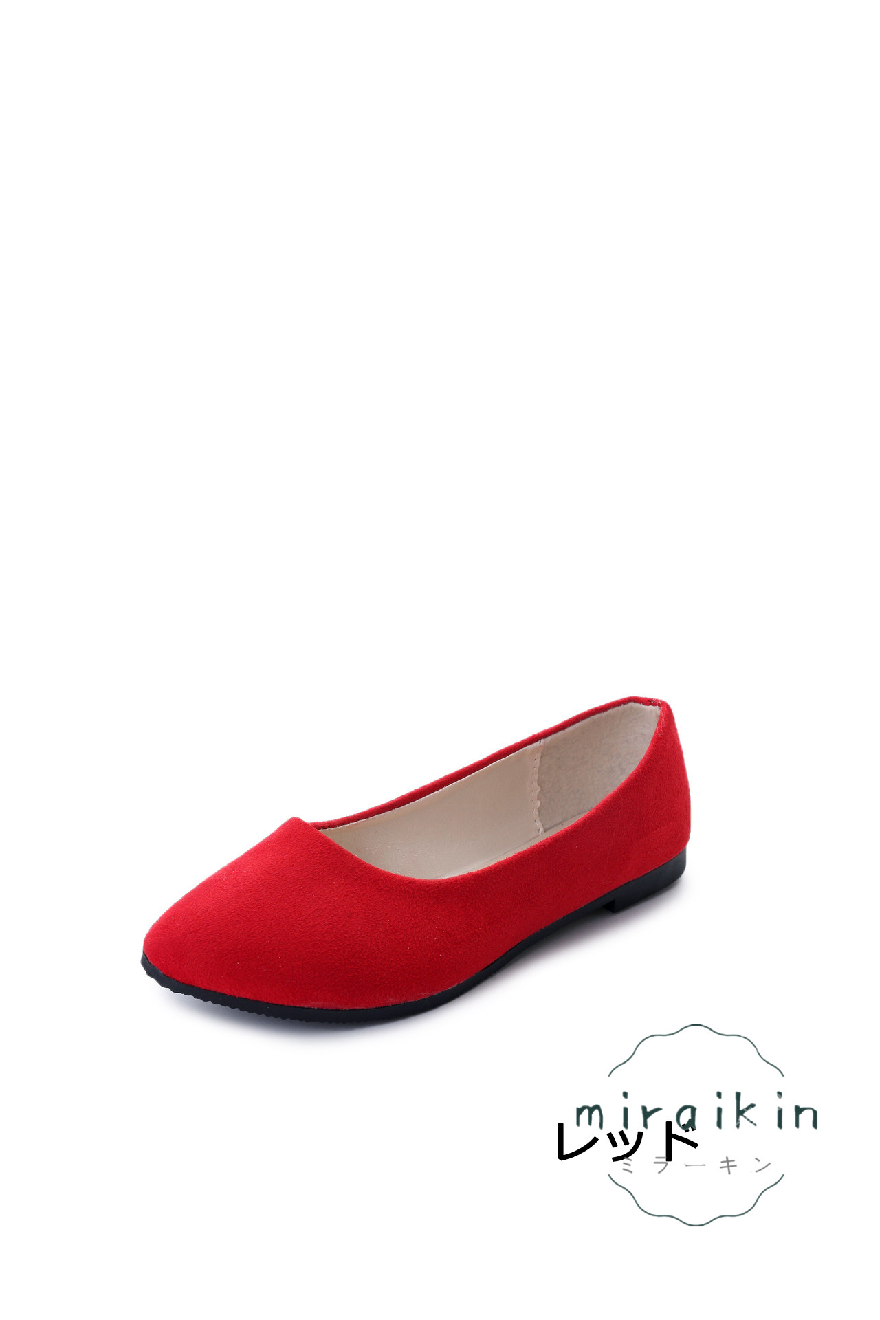 パンプス レディース 靴 スエード ぺたんこ バブーシュ 30代 ペタンコ 送料無料 20代 ローヒール パンプス フラットパンプス 40代 バレエ歩きやすい 