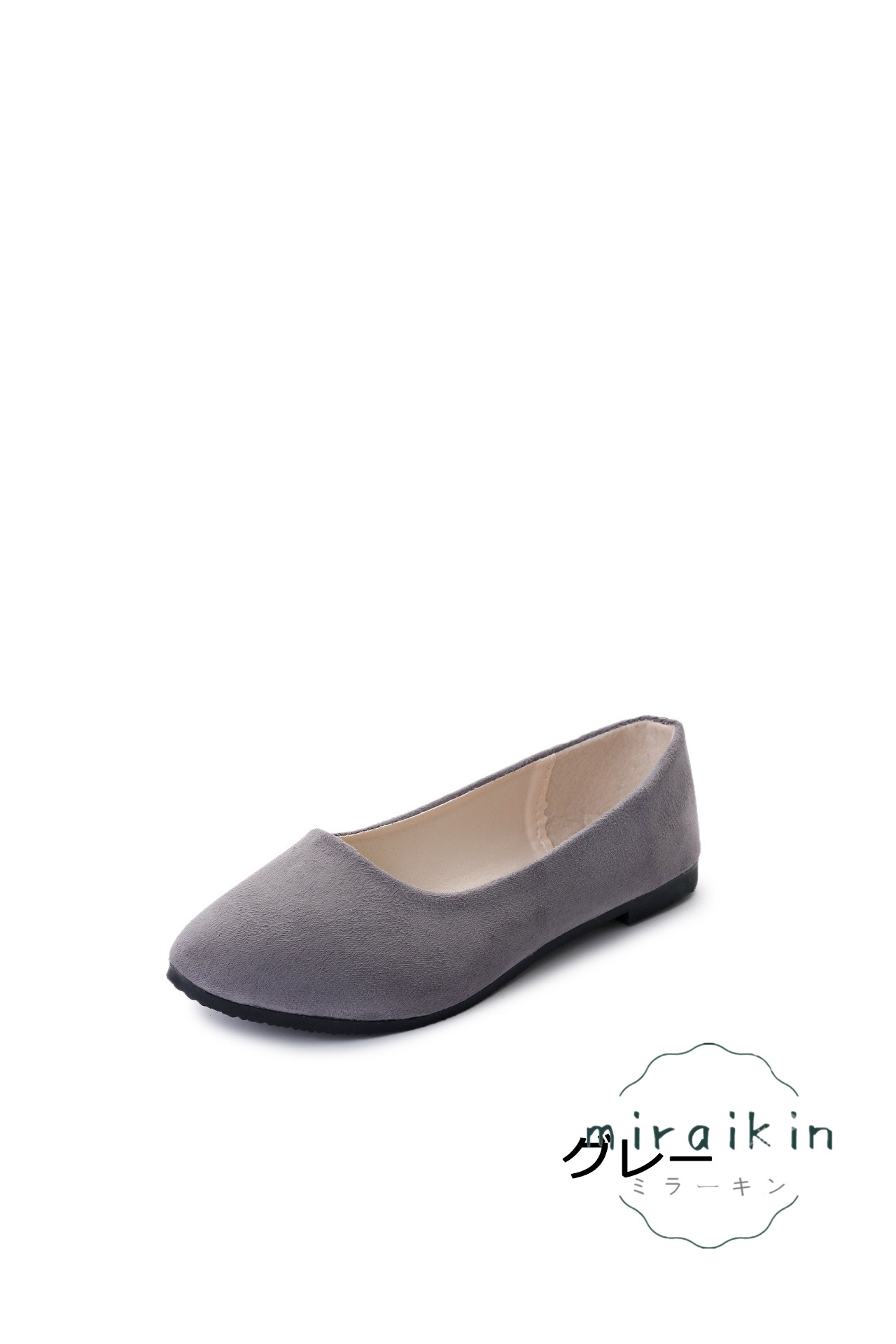 パンプス レディース 靴 スエード ぺたんこ バブーシュ 30代 ペタンコ 送料無料 20代 ローヒール パンプス フラットパンプス 40代 バレエ歩きやすい 