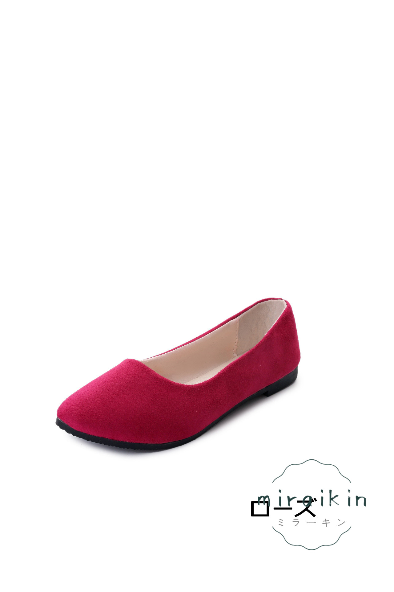 パンプス レディース 靴 スエード ぺたんこ バブーシュ 30代 ペタンコ 送料無料 20代 ローヒール パンプス フラットパンプス 40代 バレエ歩きやすい 