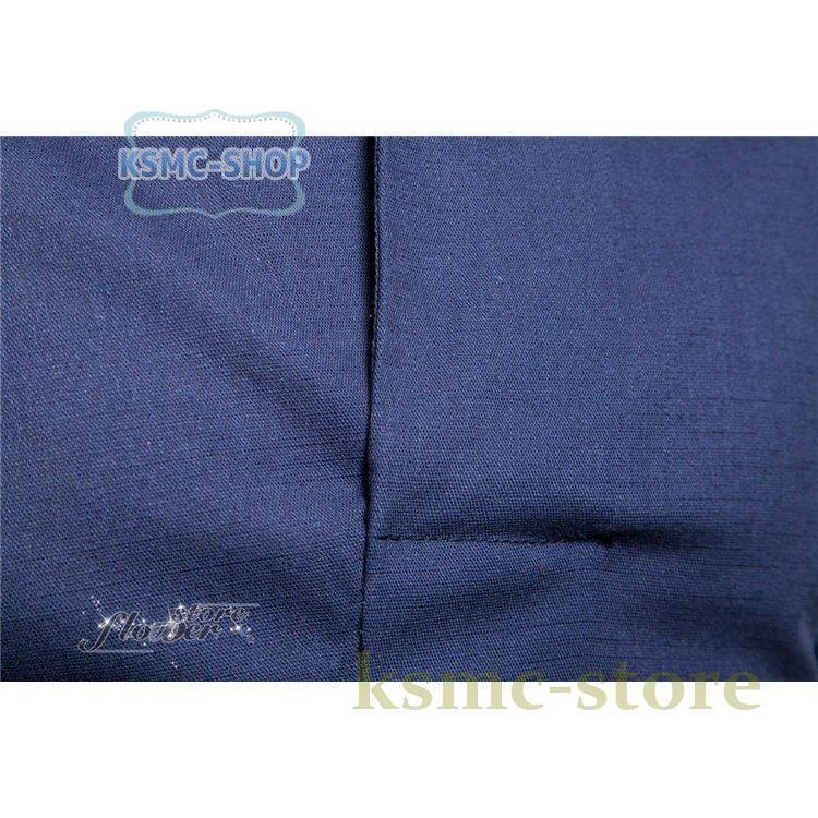 シャツ メンズ 無地 長袖 シャツ バンドカジュアル 春夏 ポケット 白シャツ シンプル 