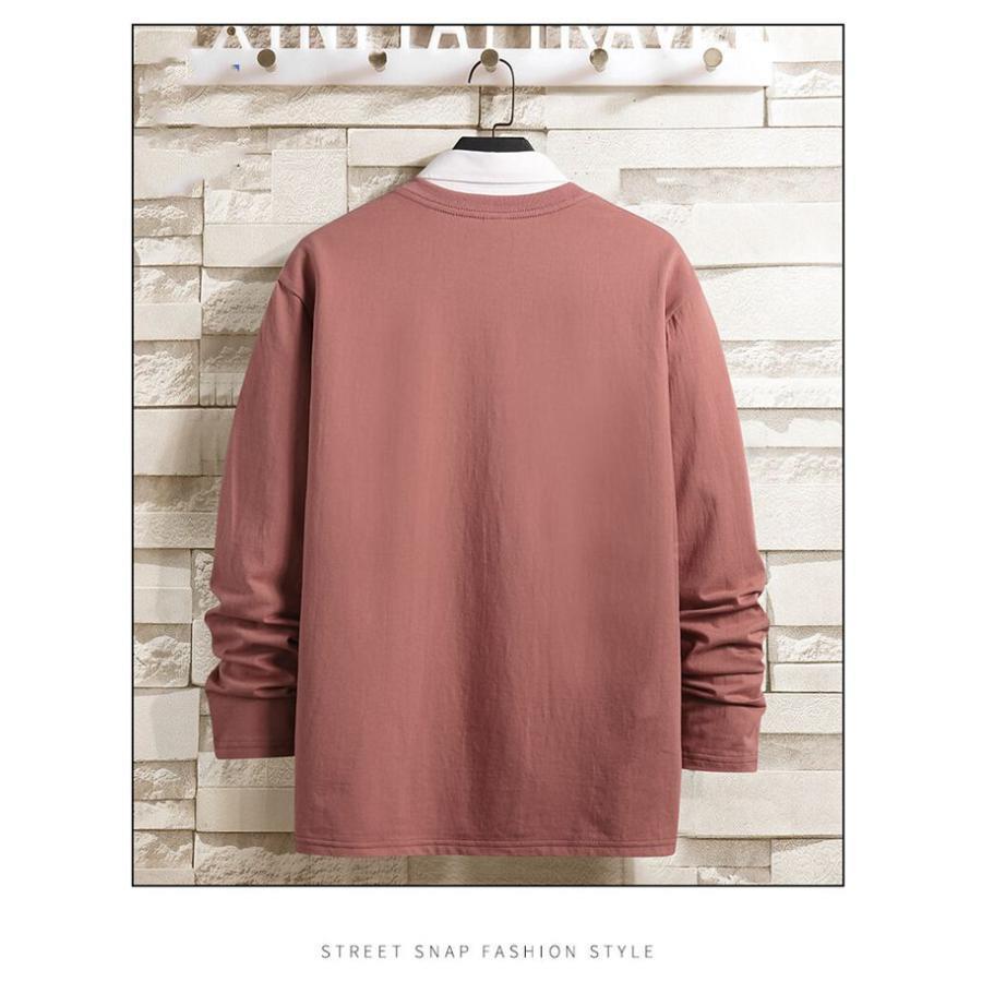 長袖Ｔシャツ メンズ トップス クルーネック 長袖 春服 カジュアル かっこいい 部屋着 通学 通勤 普段着 シンプル おしゃれ 
