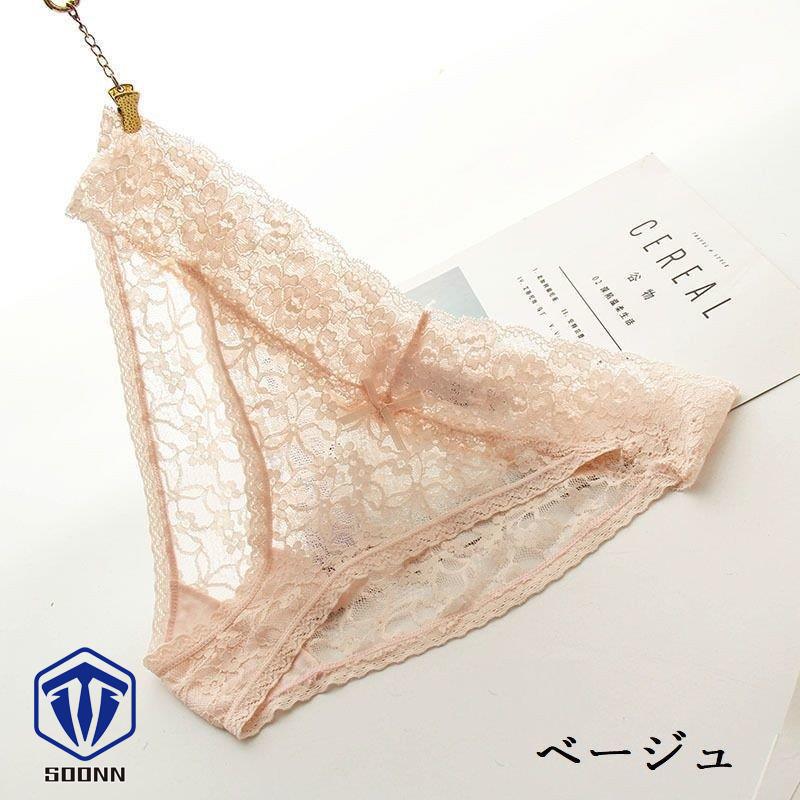 ショーツ ふんどし型パンツ 褌 パンティ 下着 レース 婦人下着 リボン付き 単品 ランジェ女性下着 シースルー レディース インナー 透け感 