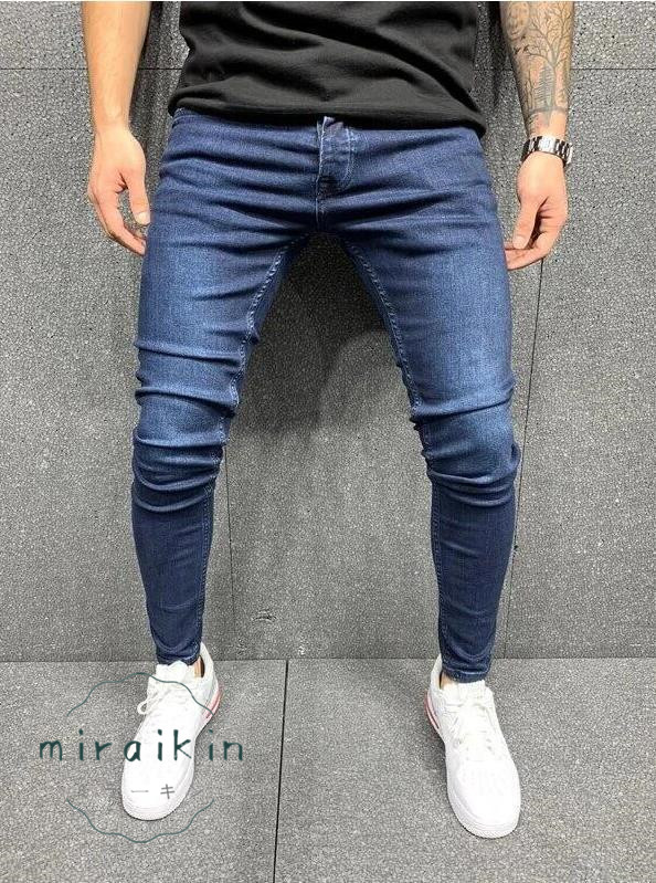 デニムパンツ メンズ スキニー パンツ ジーパン ストレッチパンツ 大きいサイズ 春夏秋 新作 カジュアル ロング丈 ジーンズ 送料無料 大きいサイズ 薄手 
