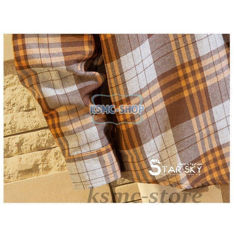 チェックシャツ メンズ トップス 長袖シャツ ボタンシャツ ネルシャツ 秋 カジュアルシャツ 秋服 胸ポッケト 冬 メンズファッション 