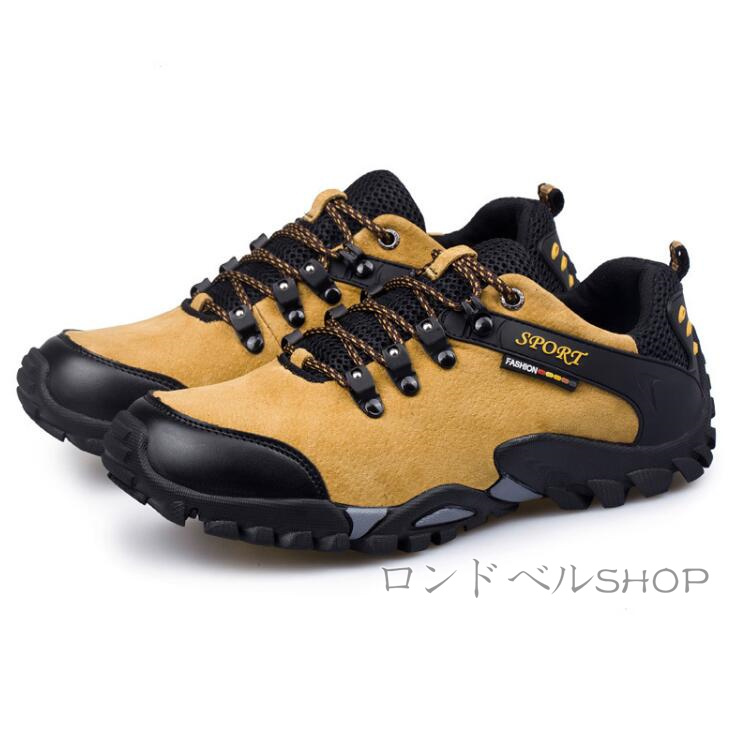 トレッキングメンズ アウトドアローカットスニーカー 運動靴 軽量 登山靴 登山 山登り 通気 キャンプ おしゃれ ハイキング 遠足 