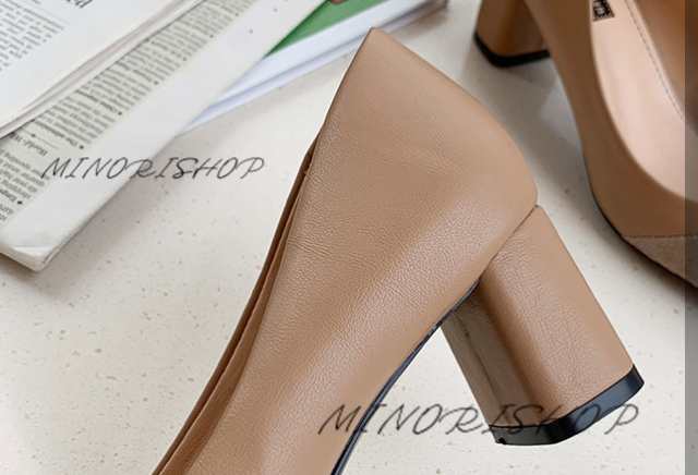 パンプス レディース 太ヒール 春夏 セパレートパンプス 歩きやすい ぺたんこ ローファー 軽量 通勤仕事 冠婚葬祭 卒業式 コンフォート 