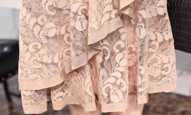 パーティードレス 結婚式 お呼ばれドレス マーメイドワンピース 膝丈 袖あり シアー タイト 40代 4L ドレス 総レース 大きいサイズ 黒 20代 長袖 3L 30代 