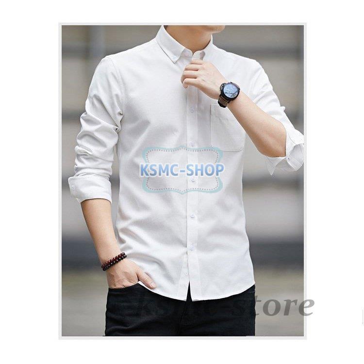 オックスフォードシャツ メンズ シャツ 長袖 ボタンダウンシャツ 白シャツ ビジネス 無地 カジュアルシャツ 