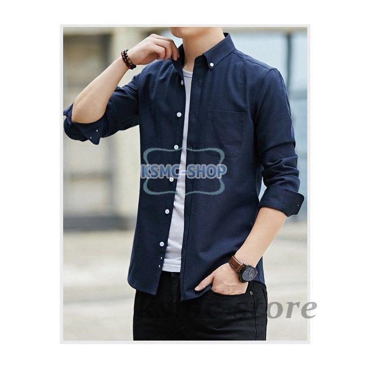 オックスフォードシャツ メンズ シャツ 長袖 ボタンダウンシャツ 白シャツ ビジネス 無地 カジュアルシャツ 