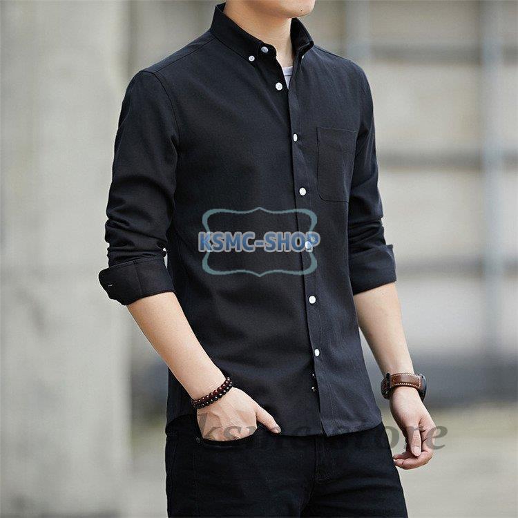 オックスフォードシャツ メンズ シャツ 長袖 ボタンダウンシャツ 白シャツ ビジネス 無地 カジュアルシャツ 