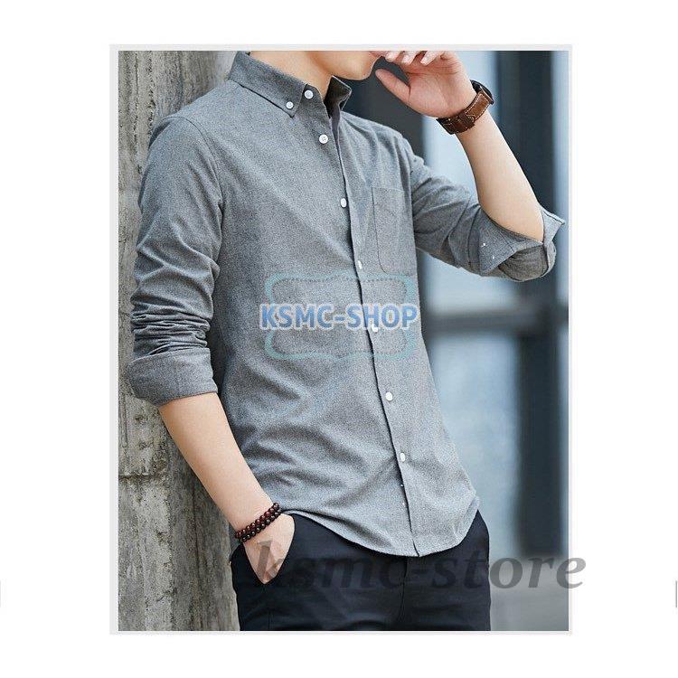 オックスフォードシャツ メンズ シャツ 長袖 ボタンダウンシャツ 白シャツ ビジネス 無地 カジュアルシャツ 