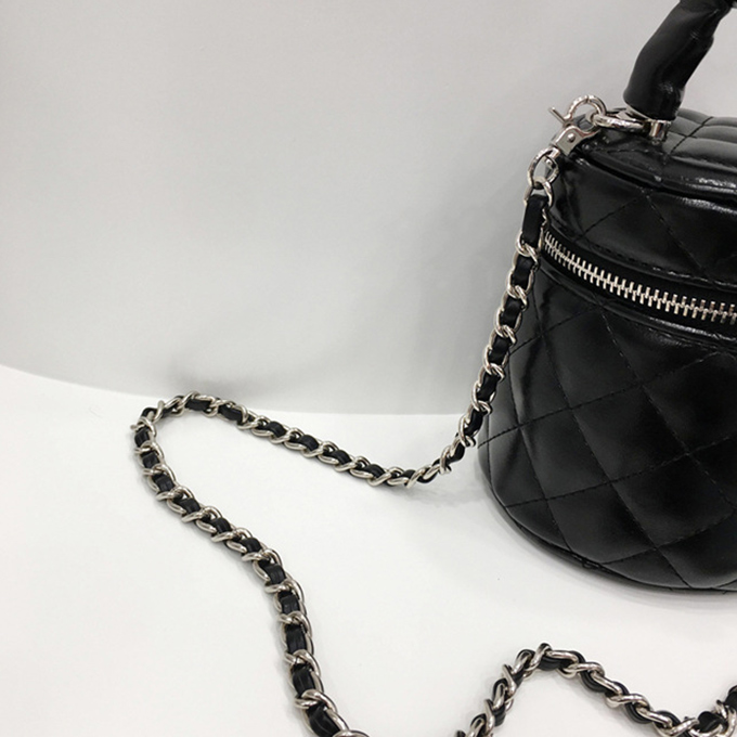 2WAY キルティングステッチバニティバッグ ミニバッグ キルティング  