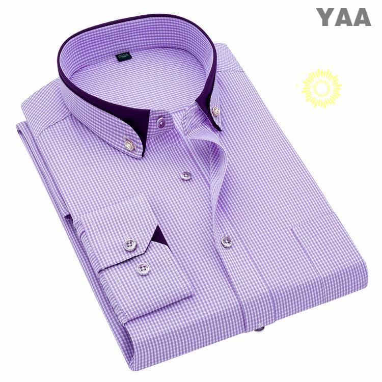 ボタンダウンシャツ メンズ シャツ カジュアルシャツ ストライプシャツ チェックシャツ ビジネス 長袖 通勤 トップス 