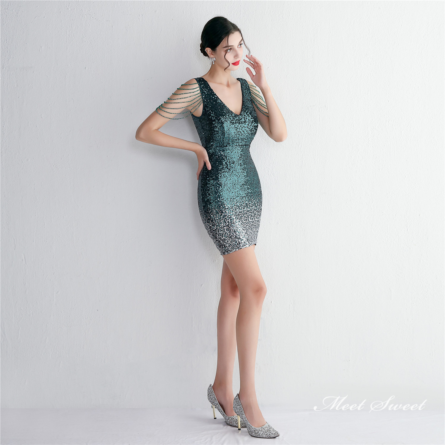 カラードレス ミニドレス パーティードレス 袖なし 結婚式 二次会 ミディアムドレス 演奏会 演出 ワンピース 発表会 フォーマルドレス スパンファスナー 