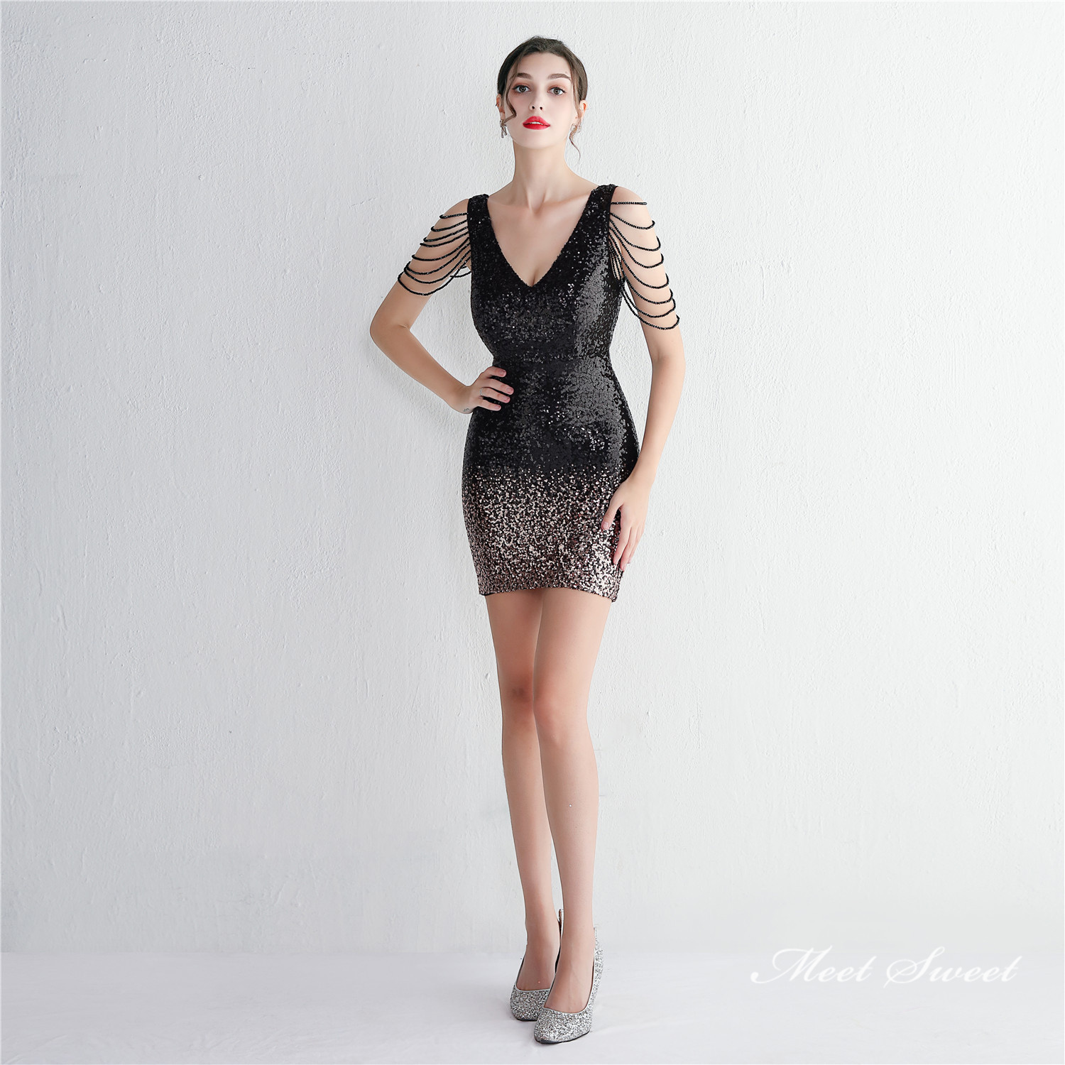 カラードレス ミニドレス パーティードレス 袖なし 結婚式 二次会 ミディアムドレス 演奏会 演出 ワンピース 発表会 フォーマルドレス スパンファスナー 