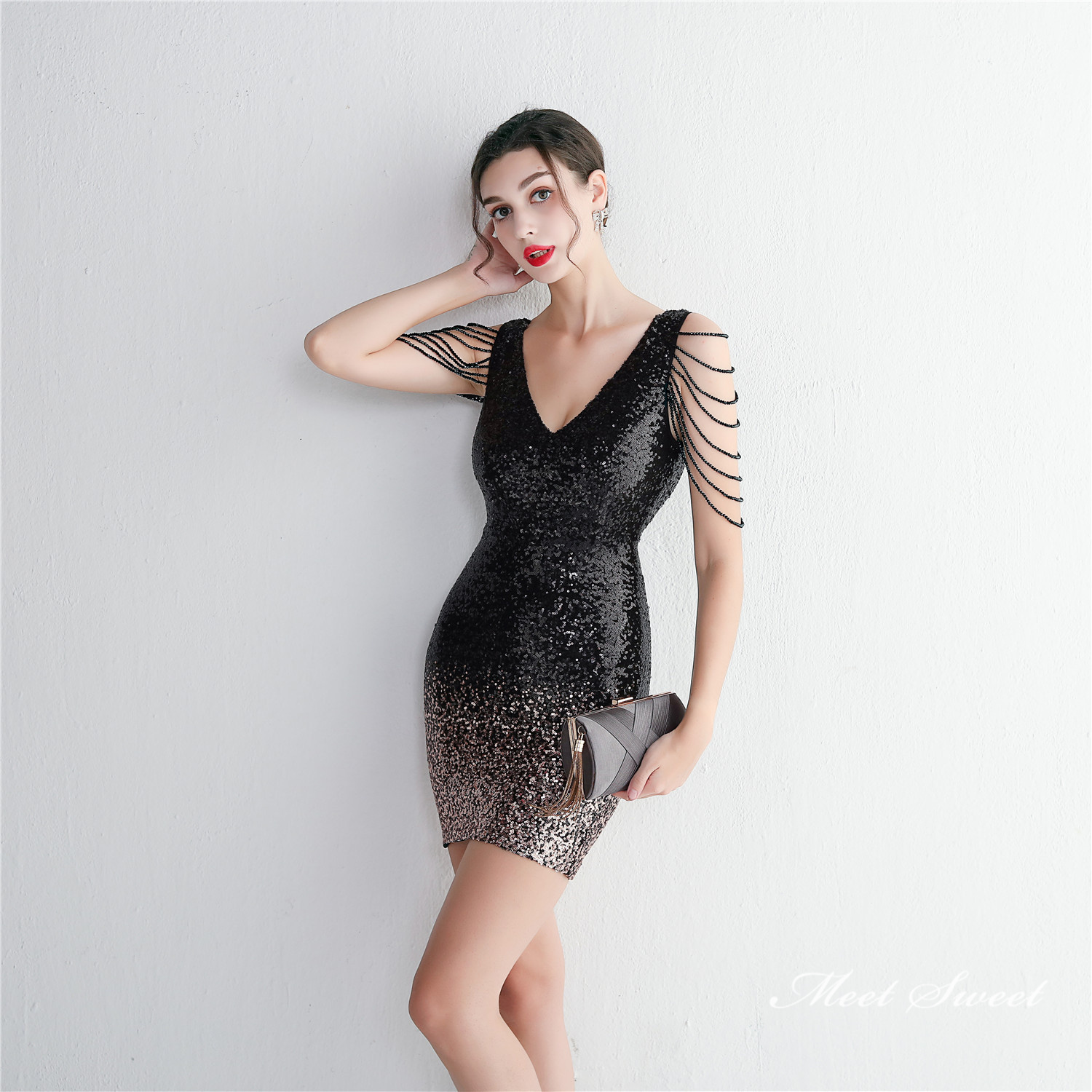 カラードレス ミニドレス パーティードレス 袖なし 結婚式 二次会 ミディアムドレス 演奏会 演出 ワンピース 発表会 フォーマルドレス スパンファスナー 