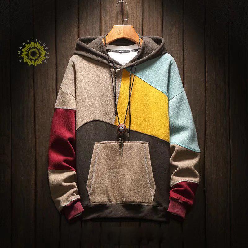 メンズ トップス スウェット 春秋冬 プルオーバー ジャージ ゆったり フード付き 暖かい 部屋着 アウター 通気 裏起毛 防寒着 