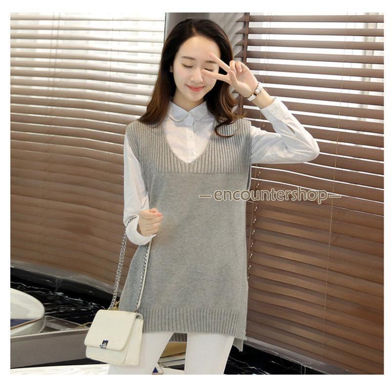 ニットベスト レディース チョッキ トップス ベスト 薄手 おしゃれ 無地 カジュアル 秋コーデ シンプル ノースリーブ ゆったり セーター 重ね着 